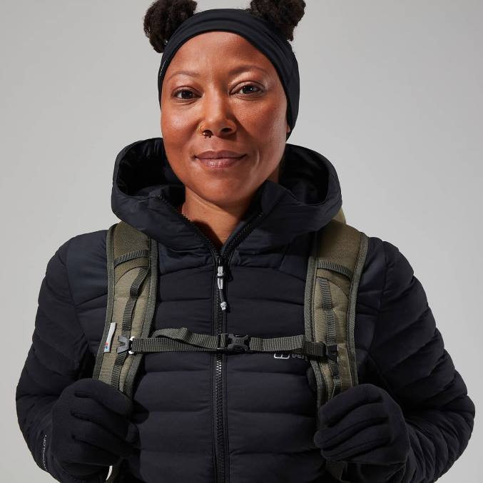 Berghaus ženske sorodna jakna 6JTH368 oblačila Črna