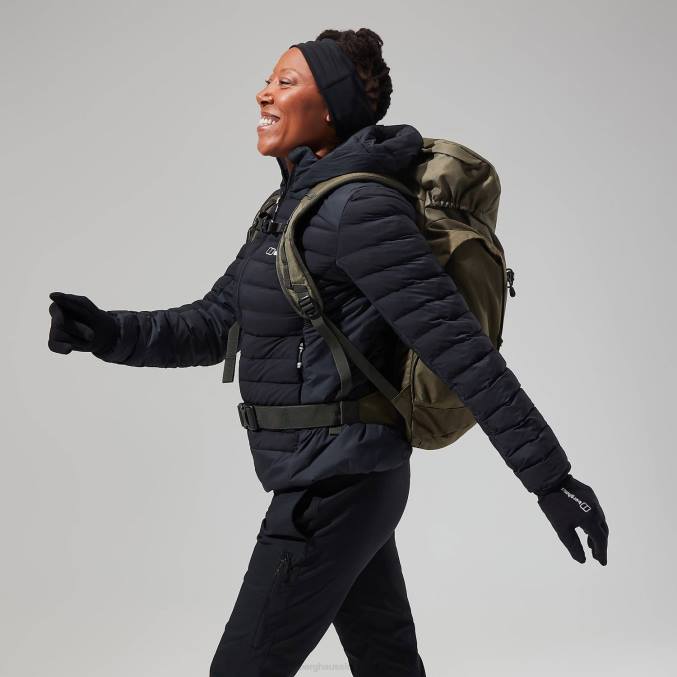 Berghaus ženske sorodna jakna 6JTH368 oblačila Črna