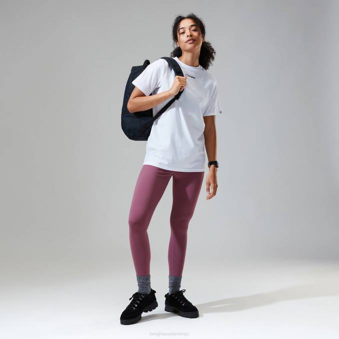 Berghaus ženske boyfriend majica s kratkimi rokavi iz masla 6JTH470 oblačila bela