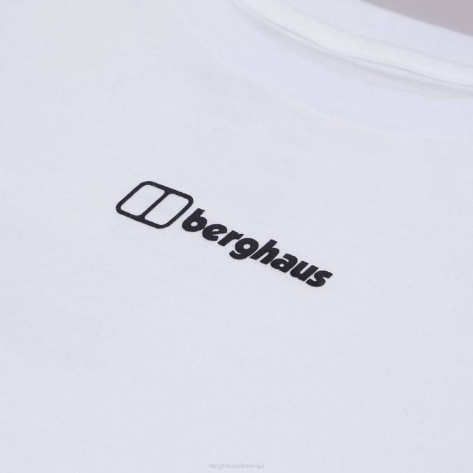 Berghaus ženske boyfriend majica s kratkimi rokavi iz masla 6JTH470 oblačila bela