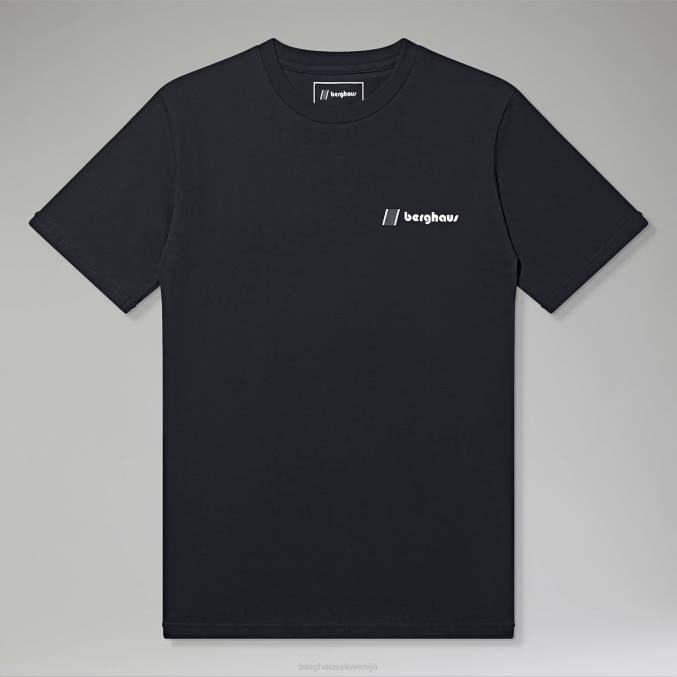 Berghaus ženske cho zine majice s kratkimi rokavi 6JTH491 oblačila Črna