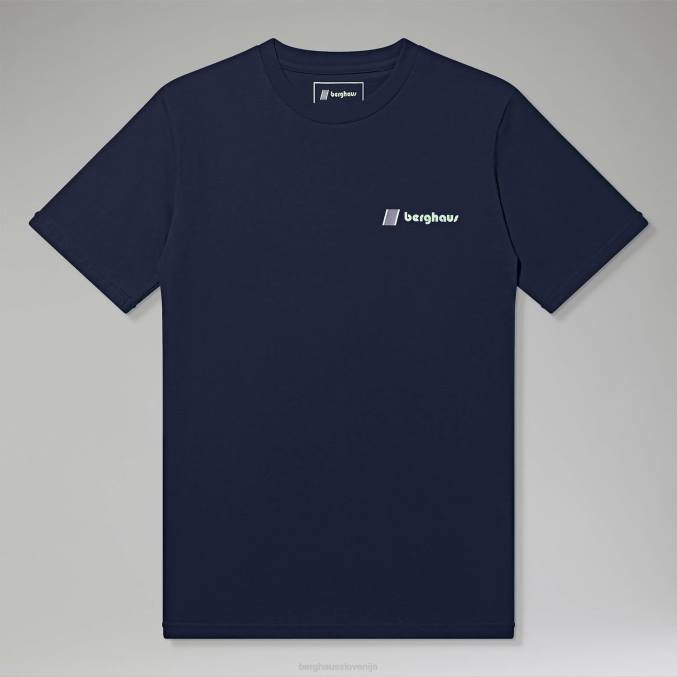 Berghaus ženske cho zine majice s kratkimi rokavi 6JTH493 oblačila temno modra
