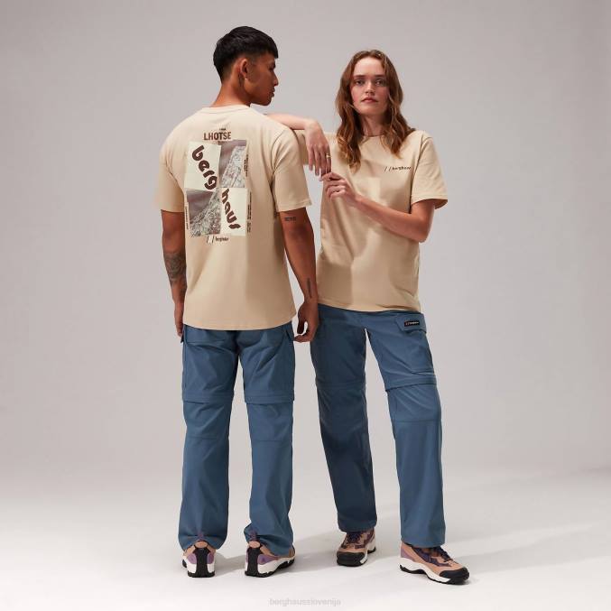 Berghaus ženske lhotse zine majica s kratkimi rokavi 6JTH463 oblačila naravno