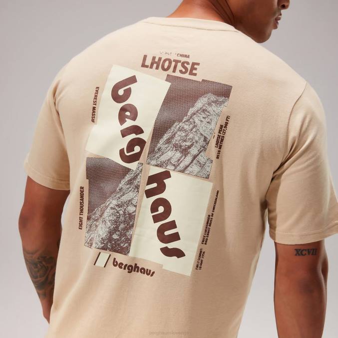 Berghaus ženske lhotse zine majica s kratkimi rokavi 6JTH463 oblačila naravno