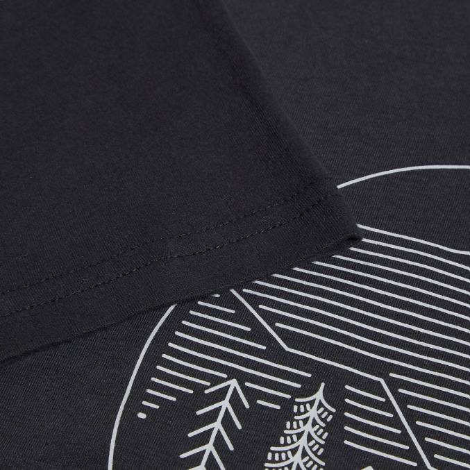 Berghaus ženske linearna krajinska super raztegljiva majica 6JTH479 oblačila Črna