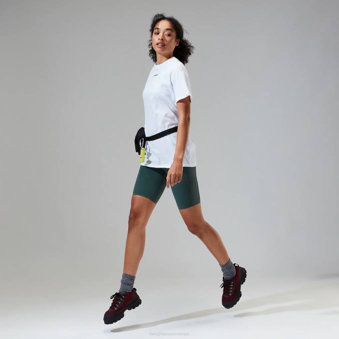 Berghaus ženske majica s kratkimi rokavi boyfriend dolomites mtn 6JTH461 oblačila bela