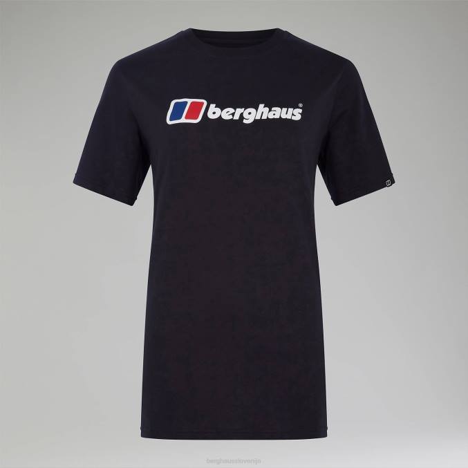 Berghaus ženske majica s kratkimi rokavi boyfriend seek and wonder 6JTH484 oblačila Črna