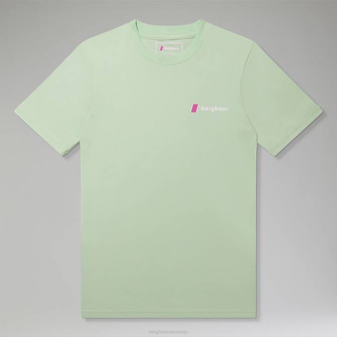 Berghaus ženske majica s kratkimi rokavi skyline lhotse 6JTH500 oblačila svetlo zelena