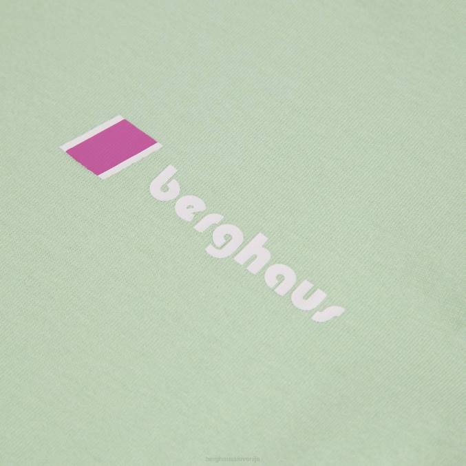 Berghaus ženske majica s kratkimi rokavi skyline lhotse 6JTH500 oblačila svetlo zelena