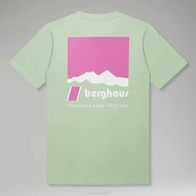Berghaus ženske majica s kratkimi rokavi skyline lhotse 6JTH500 oblačila svetlo zelena
