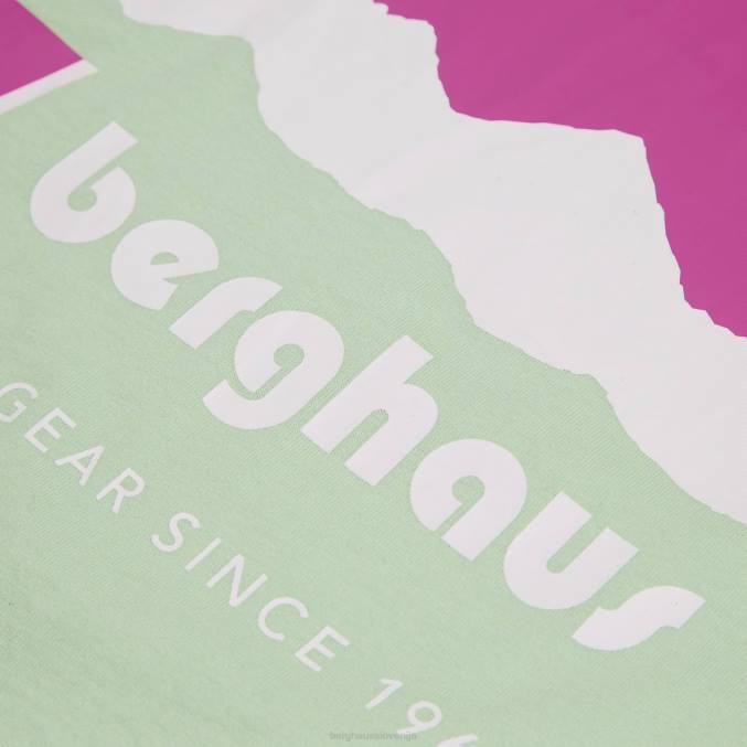 Berghaus ženske majica s kratkimi rokavi skyline lhotse 6JTH500 oblačila svetlo zelena