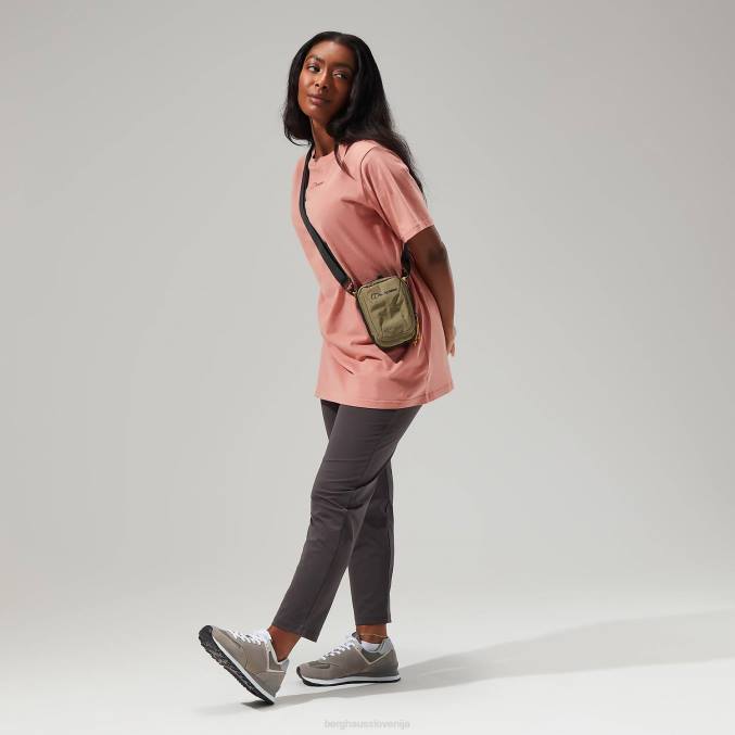 Berghaus ženske majica s kratkimi rokavi z logotipom fanta 6JTH489 oblačila rožna zarja