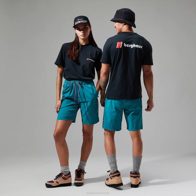 Berghaus ženske majice z logotipom heritage f&b 6JTH475 oblačila Črna