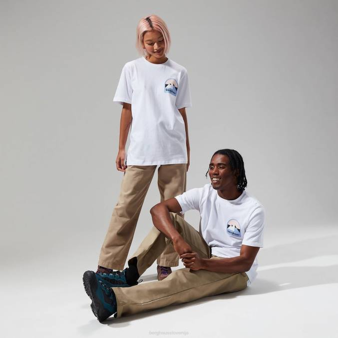 Berghaus ženske mtn anaglifne majice 6JTH486 oblačila bela