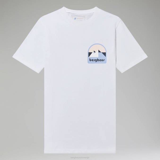 Berghaus ženske mtn anaglifne majice 6JTH486 oblačila bela