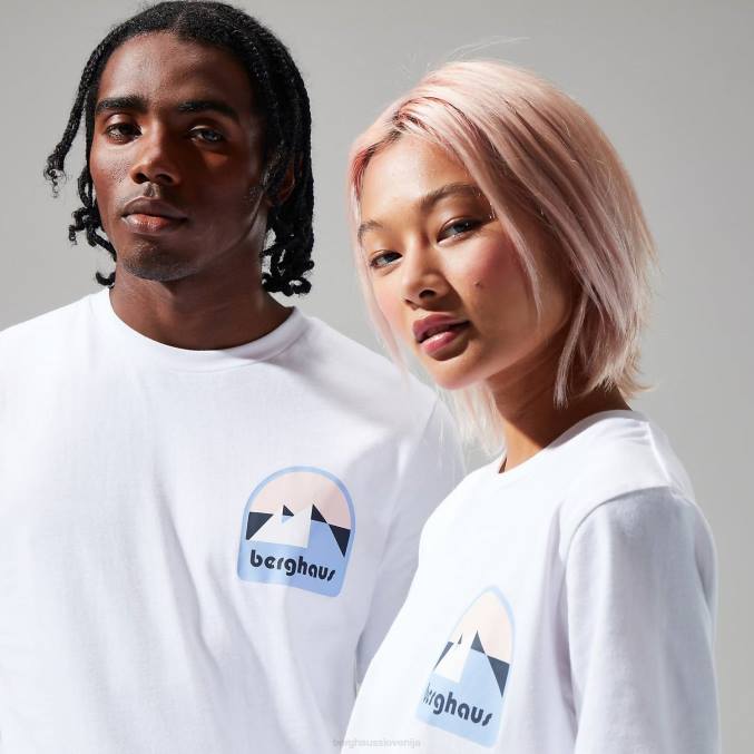 Berghaus ženske mtn anaglifne majice 6JTH486 oblačila bela