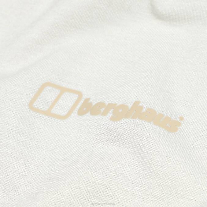 Berghaus ženske sproščena tech super raztegljiva majica 6JTH472 oblačila bela kost