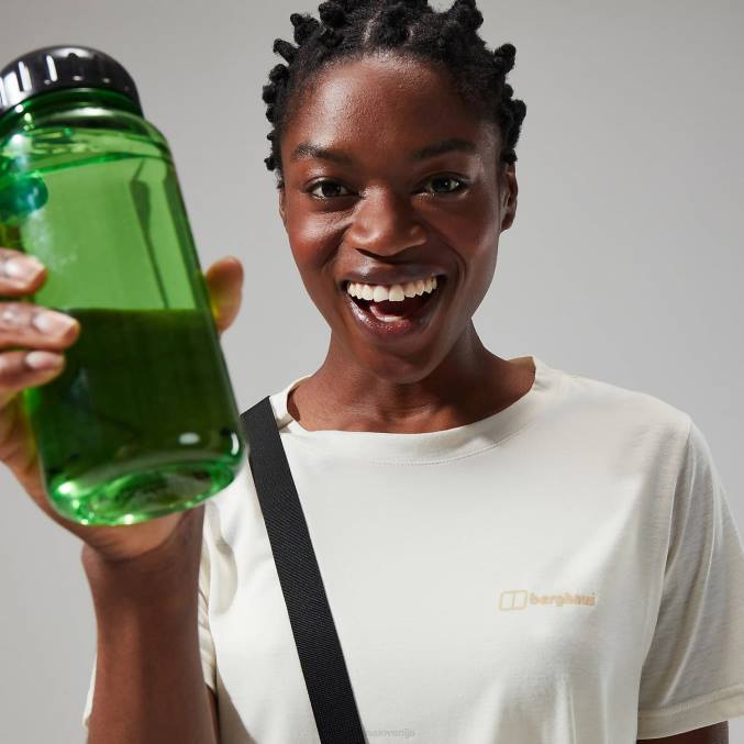 Berghaus ženske sproščena tech super raztegljiva majica 6JTH472 oblačila bela kost