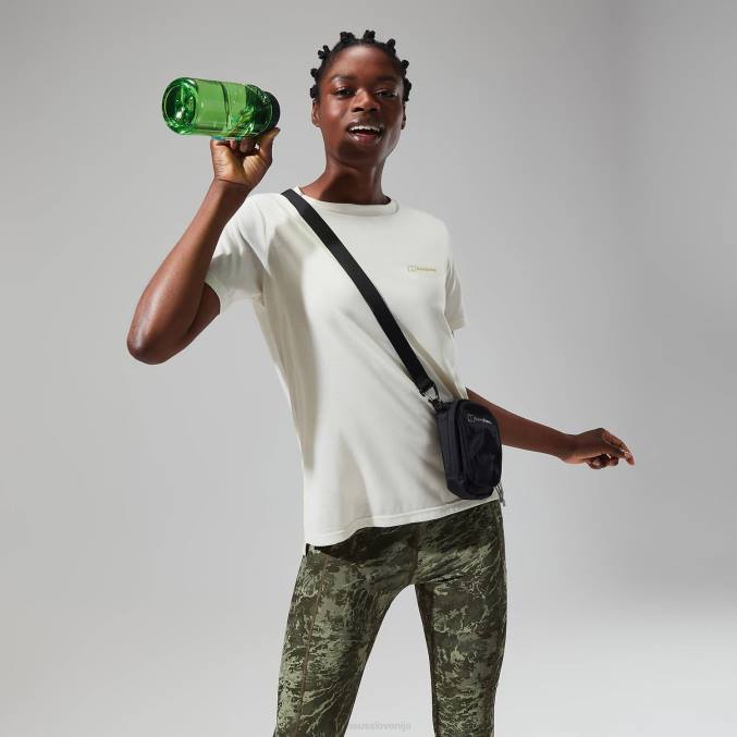 Berghaus ženske sproščena tech super raztegljiva majica 6JTH472 oblačila bela kost