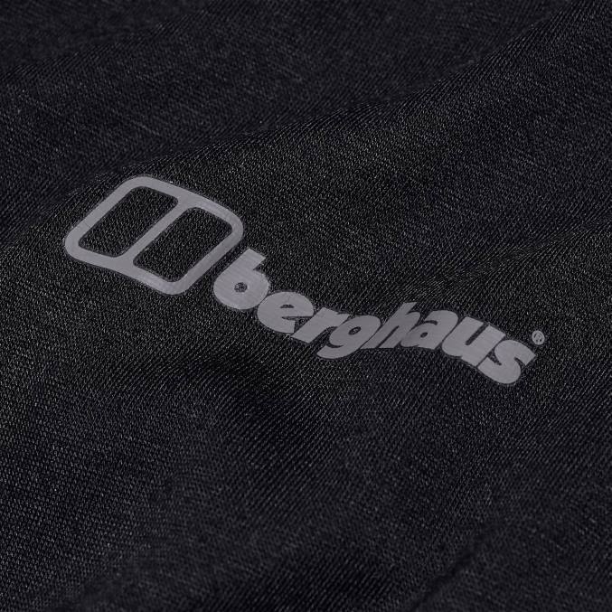 Berghaus ženske sproščena tech super raztegljiva majica 6JTH474 oblačila jet črna