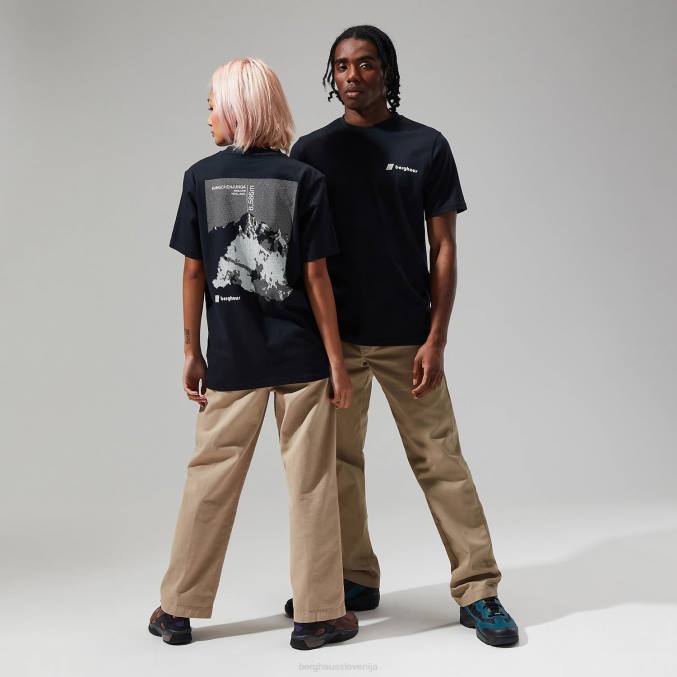 Berghaus ženske statične majice kanchenjunga 6JTH496 oblačila Črna