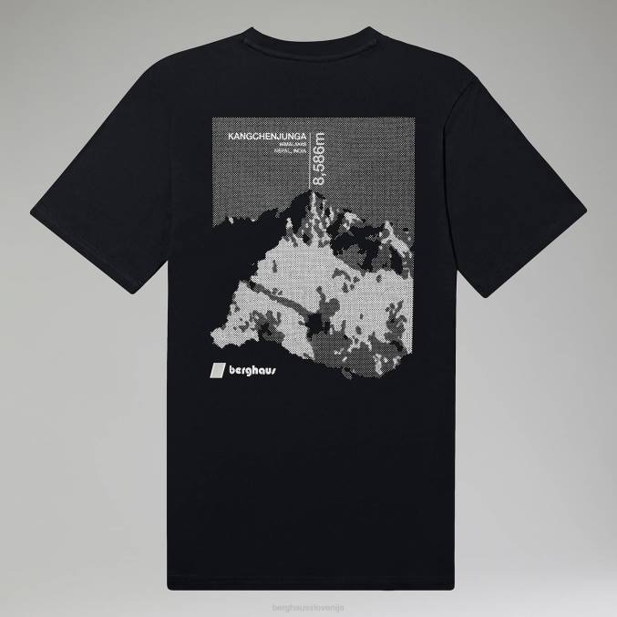 Berghaus ženske statične majice kanchenjunga 6JTH496 oblačila Črna
