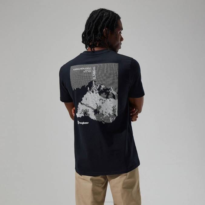 Berghaus ženske statične majice kanchenjunga 6JTH496 oblačila Črna