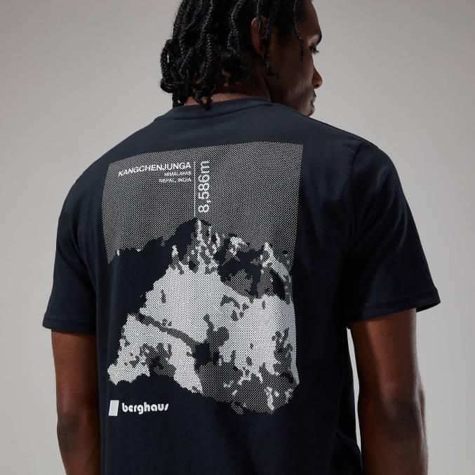 Berghaus ženske statične majice kanchenjunga 6JTH496 oblačila Črna