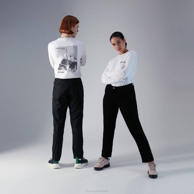 Berghaus ženske statične majice z dolgimi rokavi kanchenjunga 6JTH494 oblačila bela