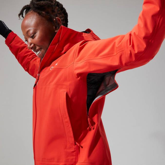 Berghaus ženske Highland storm 3l nepremočljiva jakna 6JTH328 oblačila poinciana