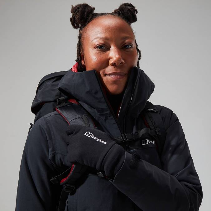 Berghaus ženske Highland storm 3l nepremočljiva jakna 6JTH329 oblačila jet črna