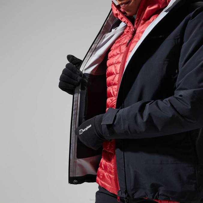 Berghaus ženske Highland storm 3l nepremočljiva jakna 6JTH329 oblačila jet črna