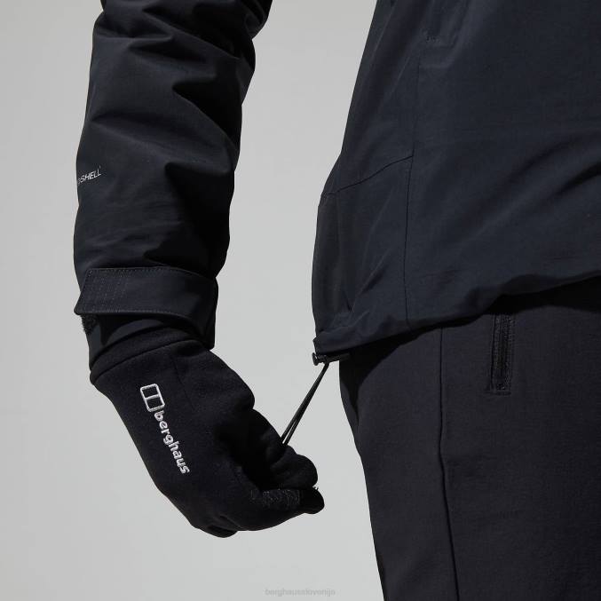 Berghaus ženske Highland storm 3l nepremočljiva jakna 6JTH329 oblačila jet črna