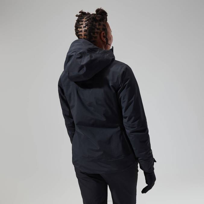 Berghaus ženske Highland storm 3l nepremočljiva jakna 6JTH329 oblačila jet črna