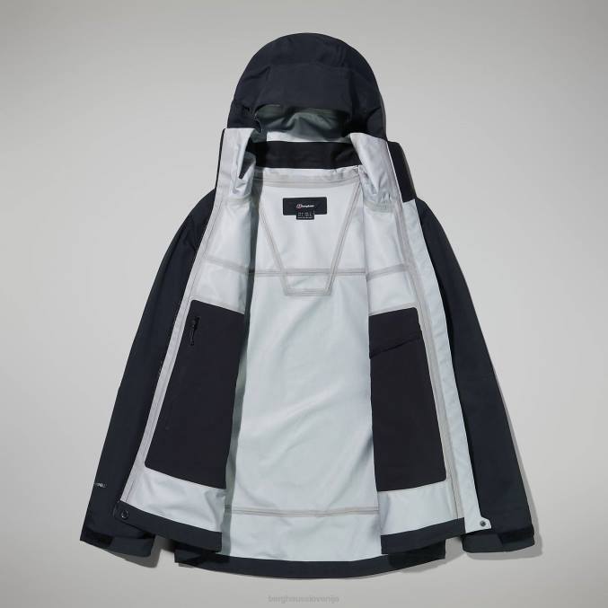Berghaus ženske Highland storm 3l nepremočljiva jakna 6JTH329 oblačila jet črna
