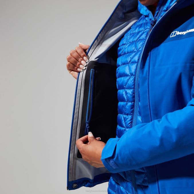 Berghaus ženske Highland storm 3l nepremočljiva jakna 6JTH330 oblačila brskanje po spletu/sodalit modra