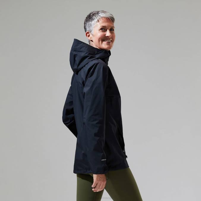 Berghaus ženske deluge profesionalna jakna 6JTH325 oblačila Črna