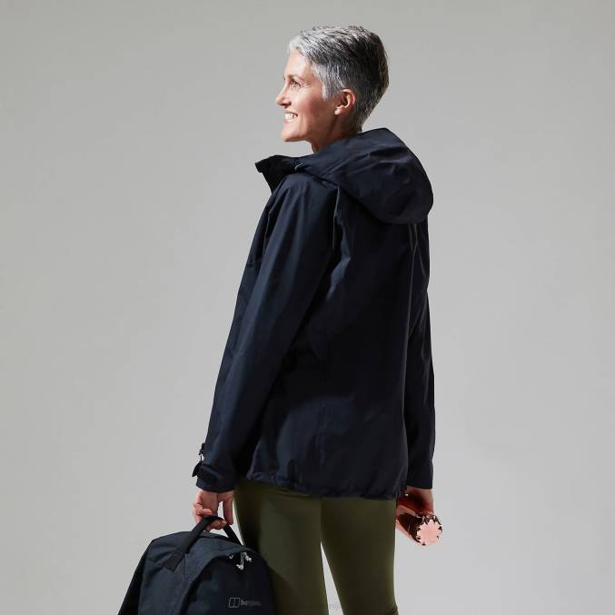 Berghaus ženske deluge profesionalna jakna 6JTH325 oblačila Črna