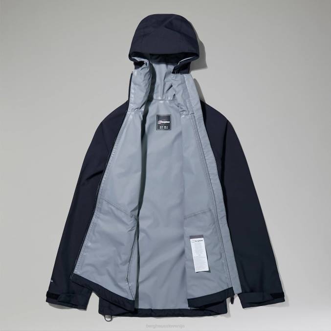 Berghaus ženske deluge profesionalna jakna 6JTH325 oblačila Črna