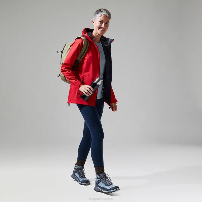 Berghaus ženske deluge profesionalna jakna 6JTH326 oblačila rdeča