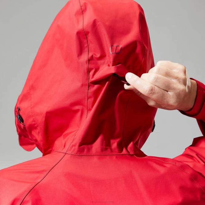 Berghaus ženske deluge profesionalna jakna 6JTH326 oblačila rdeča