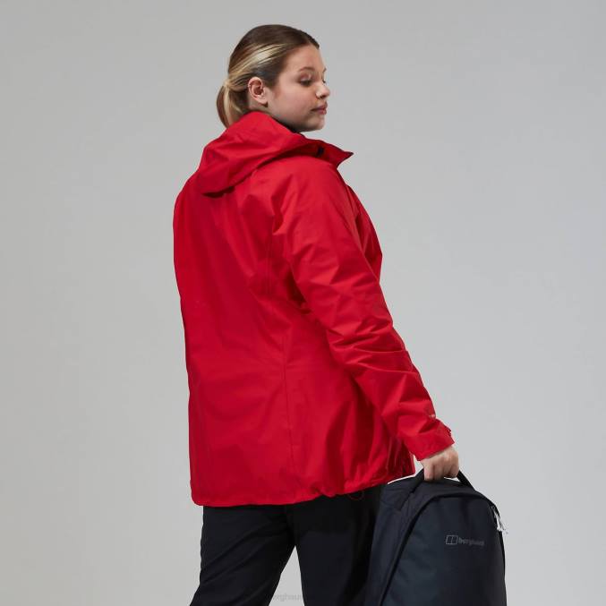 Berghaus ženske deluge profesionalna jakna 6JTH326 oblačila rdeča
