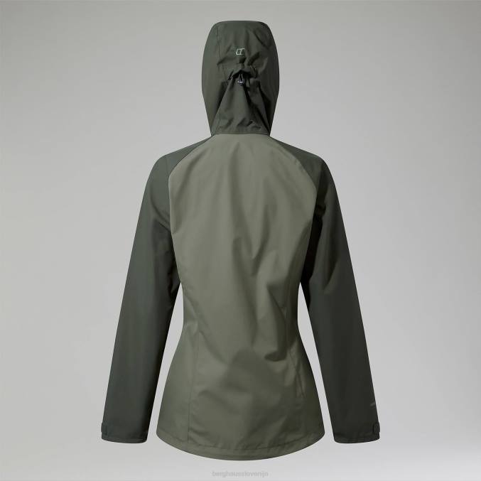 Berghaus ženske deluge profesionalna jakna 6JTH350 oblačila zelena/temno zelena