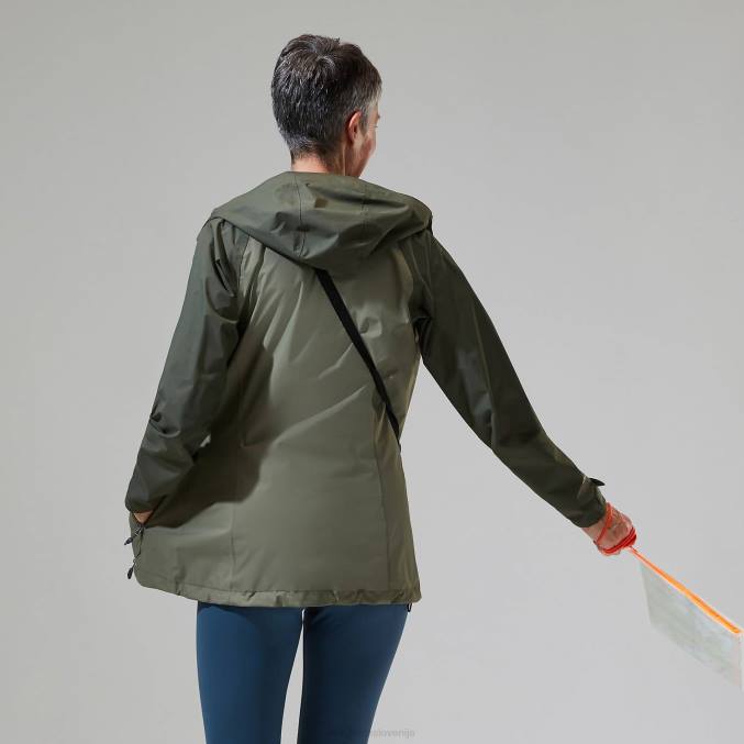Berghaus ženske deluge profesionalna jakna 6JTH350 oblačila zelena/temno zelena