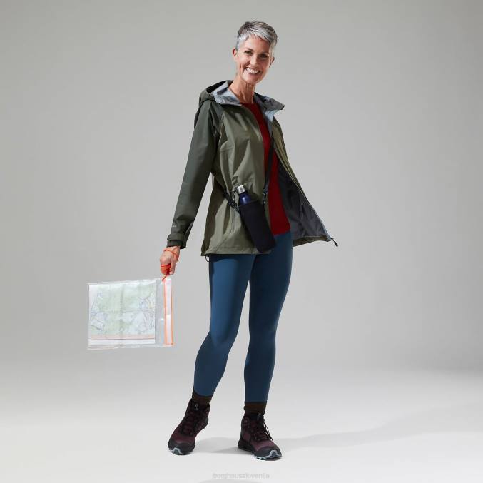 Berghaus ženske deluge profesionalna jakna 6JTH350 oblačila zelena/temno zelena