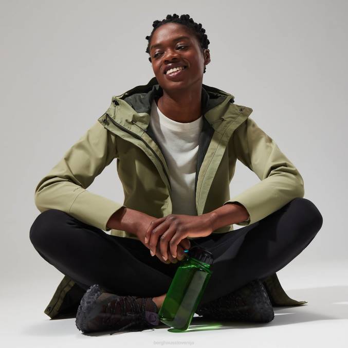 Berghaus ženske dolga jakna omeara 6JTH323 oblačila zelena