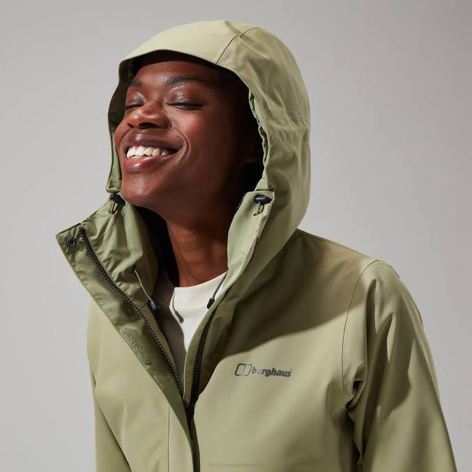 Berghaus ženske dolga jakna omeara 6JTH323 oblačila zelena