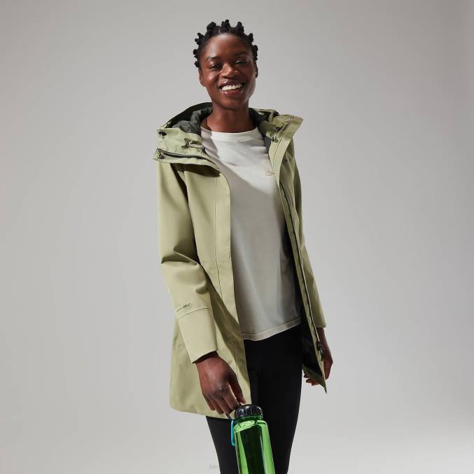 Berghaus ženske dolga jakna omeara 6JTH323 oblačila zelena