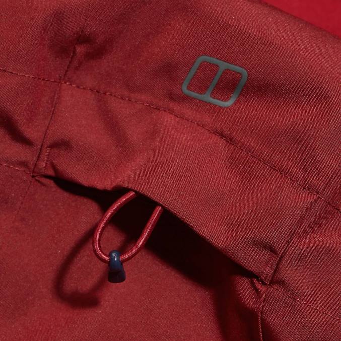 Berghaus ženske dolga jakna omeara 6JTH324 oblačila temno rdeča