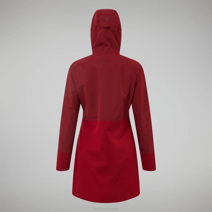 Berghaus ženske dolga jakna omeara 6JTH324 oblačila temno rdeča